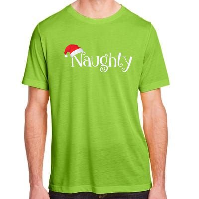 Naughty Or Nice Costume Matching Christmas Couples T Adult ChromaSoft Performance T-Shirt