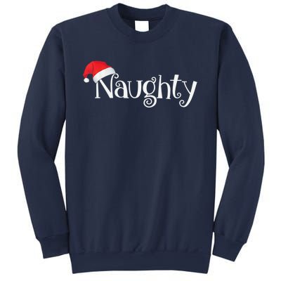 Naughty Or Nice Costume Matching Christmas Couples T Sweatshirt