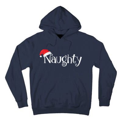 Naughty Or Nice Costume Matching Christmas Couples T Tall Hoodie