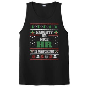 Naughty Or Nice Hu Resources Ager Ugly Christmas Hr Cool Gift PosiCharge Competitor Tank