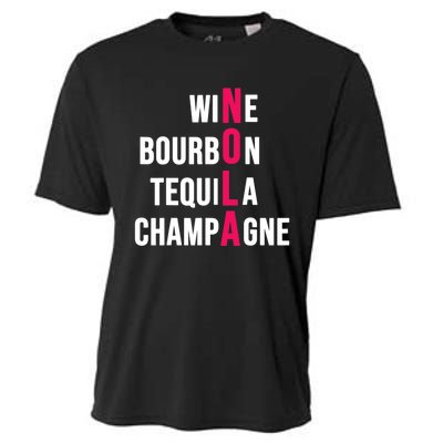 New Orleans Nola Wine Trip Vacation Cooling Performance Crew T-Shirt