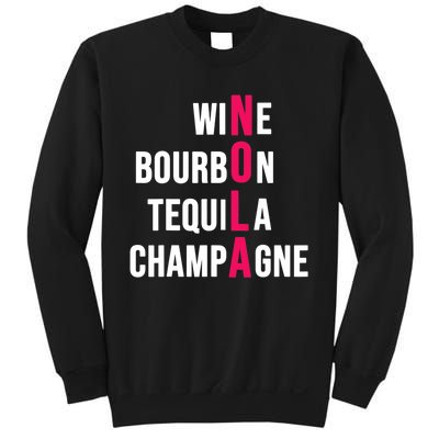 New Orleans Nola Wine Trip Vacation Sweatshirt