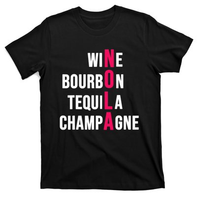 New Orleans Nola Wine Trip Vacation T-Shirt