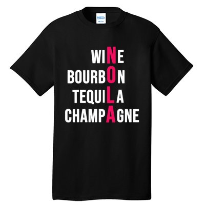 New Orleans Nola Wine Trip Vacation Tall T-Shirt