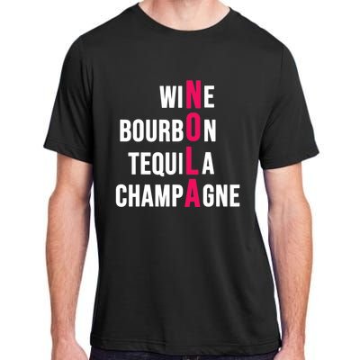 New Orleans Nola Wine Trip Vacation Adult ChromaSoft Performance T-Shirt