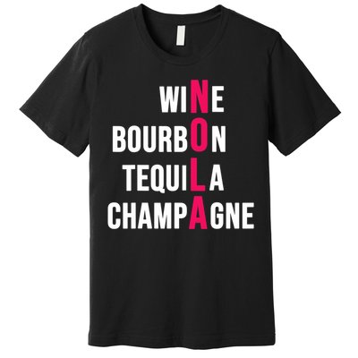 New Orleans Nola Wine Trip Vacation Premium T-Shirt