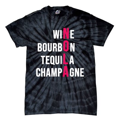 New Orleans Nola Wine Trip Vacation Tie-Dye T-Shirt