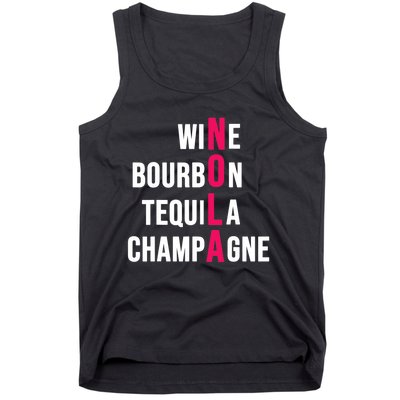 New Orleans Nola Wine Trip Vacation Tank Top