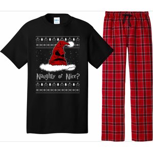 Naughty Or Nice Sorting Santa Claus Ugly Pajama Set