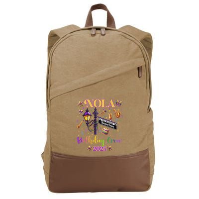 New Orleans Nola Trip 2025 Matching Group Cotton Canvas Backpack