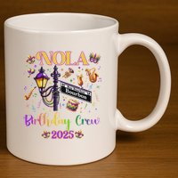 New Orleans Nola Trip 2025 Matching Group 11oz C Handle Ceramic Mug