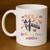 New Orleans Nola Trip 2025 Matching Group 11oz C Handle Ceramic Mug