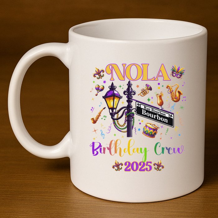 New Orleans Nola Trip 2025 Matching Group 11oz C Handle Ceramic Mug
