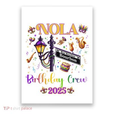 New Orleans Nola Trip 2025 Matching Group Poster