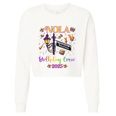 New Orleans Nola Trip 2025 Matching Group Cropped Pullover Crew