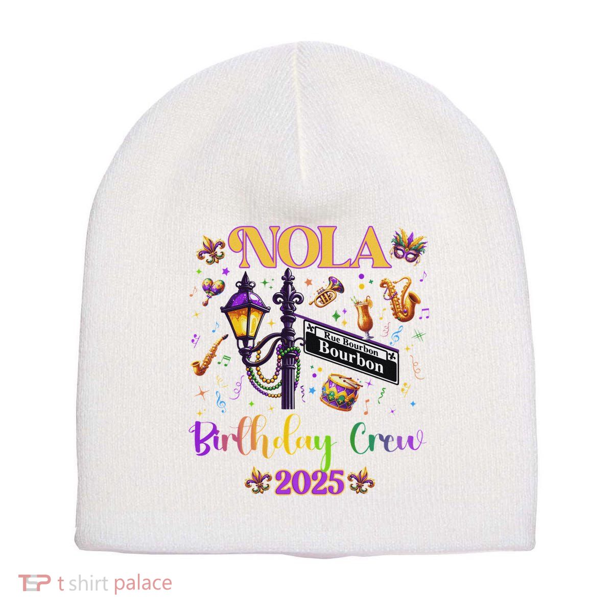 New Orleans Nola Trip 2025 Matching Group Short Acrylic Beanie