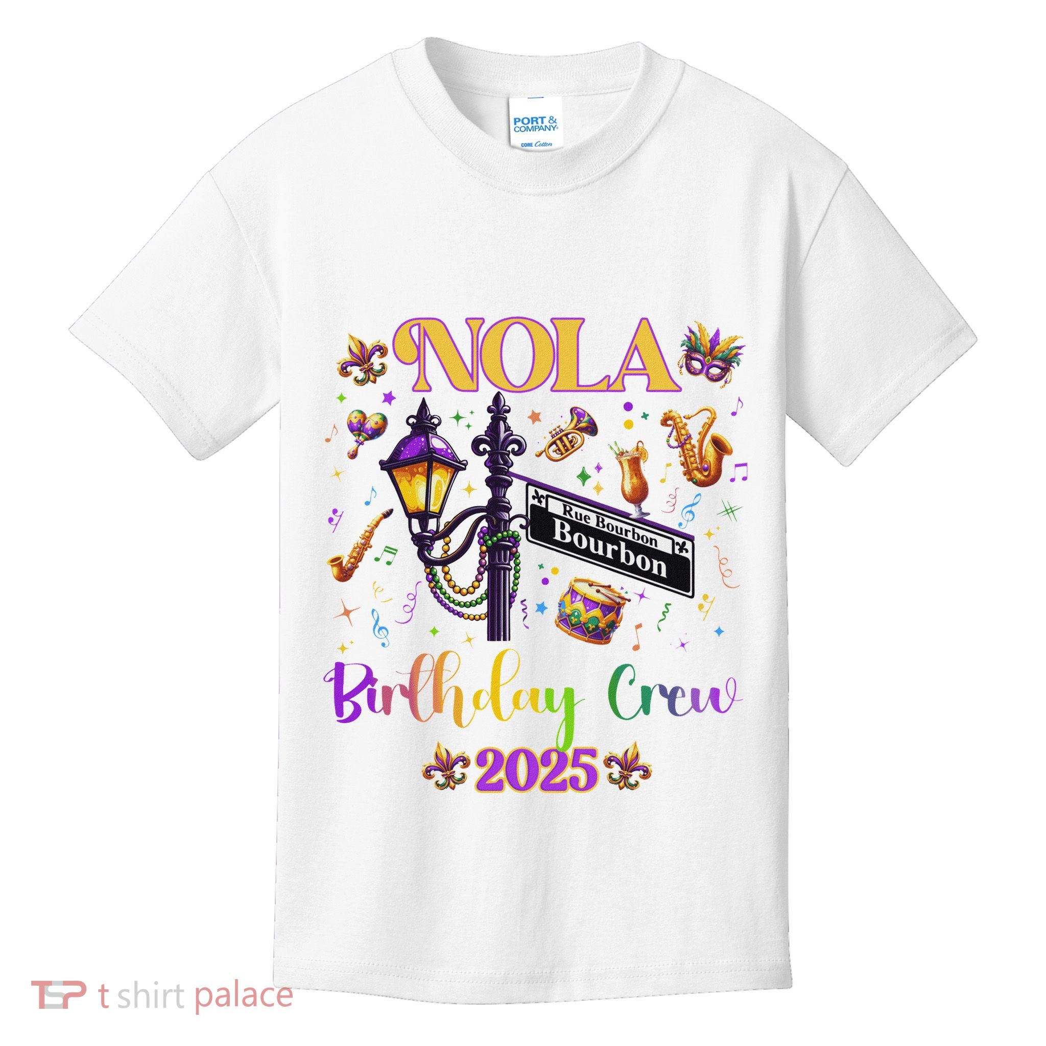 New Orleans Nola Trip 2025 Matching Group Kids T-Shirt