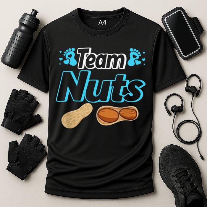 Nuts Or No Nuts Baby Shower Gender Reveal Team  Team Cooling Performance Crew T-Shirt