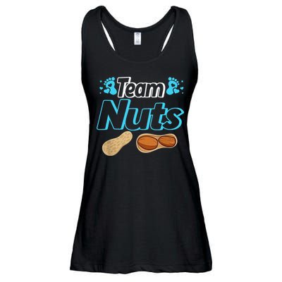 Nuts Or No Nuts Baby Shower Gender Reveal Team  Team Ladies Essential Flowy Tank