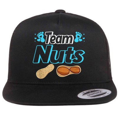 Nuts Or No Nuts Baby Shower Gender Reveal Team  Team Flatbill Hat