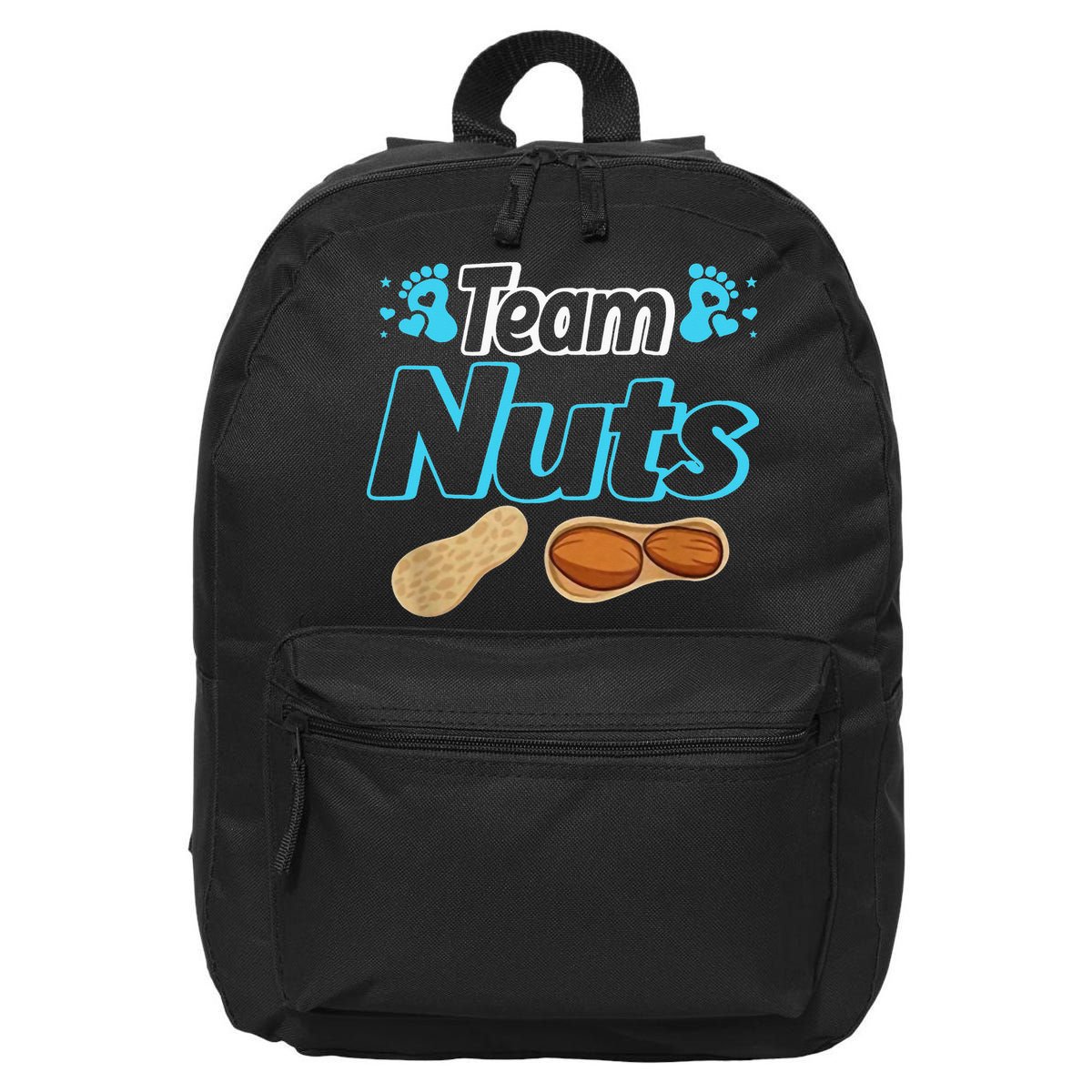 Nuts Or No Nuts Baby Shower Gender Reveal Team  Team 16 in Basic Backpack