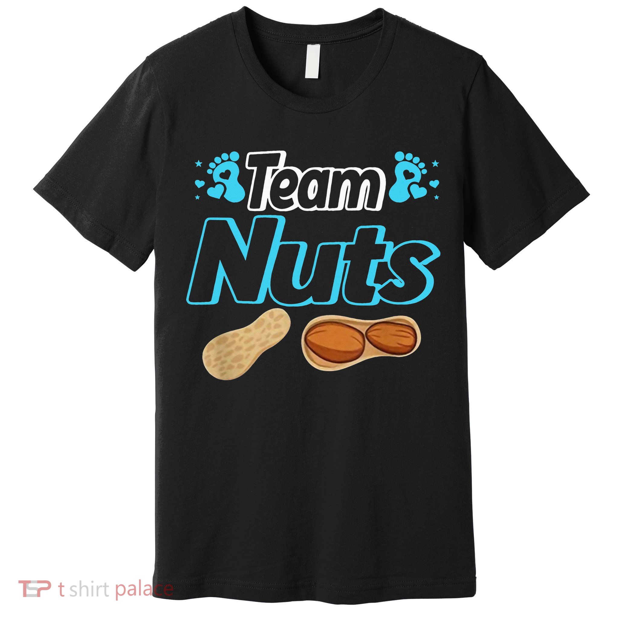 Nuts Or No Nuts Baby Shower Gender Reveal Team  Team Premium T-Shirt