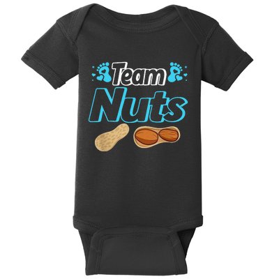 Nuts Or No Nuts Baby Shower Gender Reveal Team  Team Baby Bodysuit