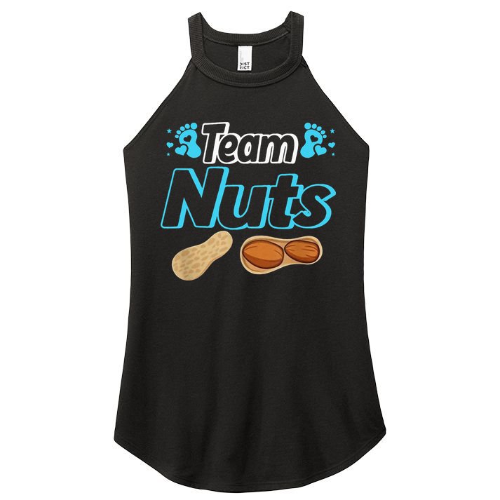 Nuts Or No Nuts Baby Shower Gender Reveal Team  Team Women's Perfect Tri Rocker Tank