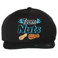 Nuts Or No Nuts Baby Shower Gender Reveal Team  Team Wool Snapback Cap