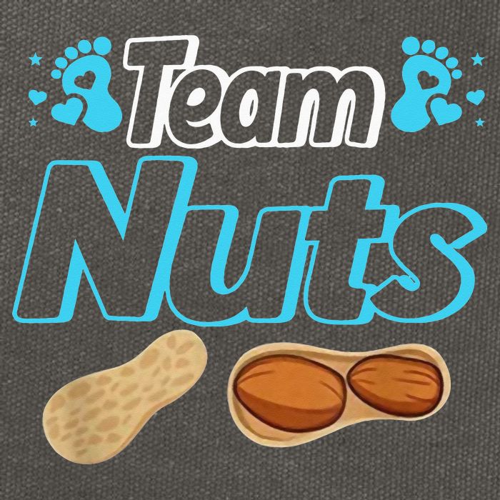 Nuts Or No Nuts Baby Shower Gender Reveal Team  Team Cotton Canvas Backpack