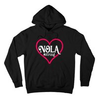 New Orleans Nola Strong Heart New Orleans Strong Hoodie