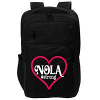 New Orleans Nola Strong Heart New Orleans Strong Impact Tech Backpack