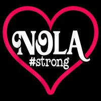 New Orleans Nola Strong Heart New Orleans Strong Impact Tech Backpack