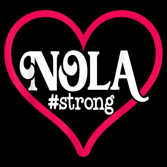 New Orleans Nola Strong Heart New Orleans Strong Impact Tech Backpack
