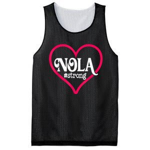 New Orleans Nola Strong Heart New Orleans Strong Mesh Reversible Basketball Jersey Tank