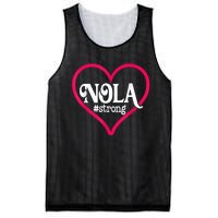 New Orleans Nola Strong Heart New Orleans Strong Mesh Reversible Basketball Jersey Tank