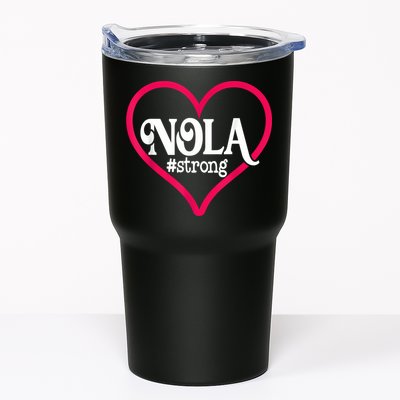 New Orleans Nola Strong Heart New Orleans Strong Tumbler