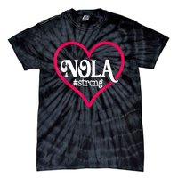 New Orleans Nola Strong Heart New Orleans Strong Tie-Dye T-Shirt