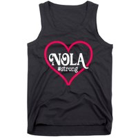 New Orleans Nola Strong Heart New Orleans Strong Tank Top