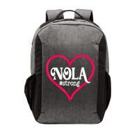 New Orleans Nola Strong Heart New Orleans Strong Vector Backpack