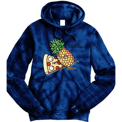 No One Needs To Know Pineapple Hawaiian Pizza Food Tie Dye Hoodie