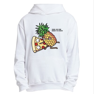 No One Needs To Know Pineapple Hawaiian Pizza Food Urban Pullover Hoodie