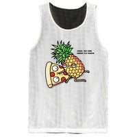 No One Needs To Know Pineapple Hawaiian Pizza Food Mesh Reversible Basketball Jersey Tank