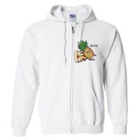 No One Needs To Know Pineapple Hawaiian Pizza Food Full Zip Hoodie