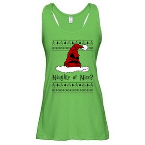 Naughty Or Nice Sorting Santa Claus Ugly Ladies Essential Flowy Tank