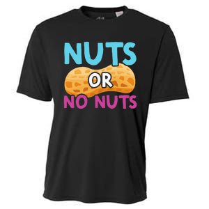 Nuts Or No Nuts Funny Nuts Gender Reveal Party Baby Shower Cooling Performance Crew T-Shirt