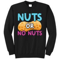 Nuts Or No Nuts Funny Nuts Gender Reveal Party Baby Shower Sweatshirt