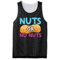 Nuts Or No Nuts Funny Nuts Gender Reveal Party Baby Shower Mesh Reversible Basketball Jersey Tank