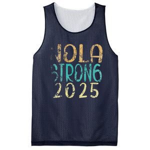 New Orleans Nola Strong 2025 Funny Mesh Reversible Basketball Jersey Tank