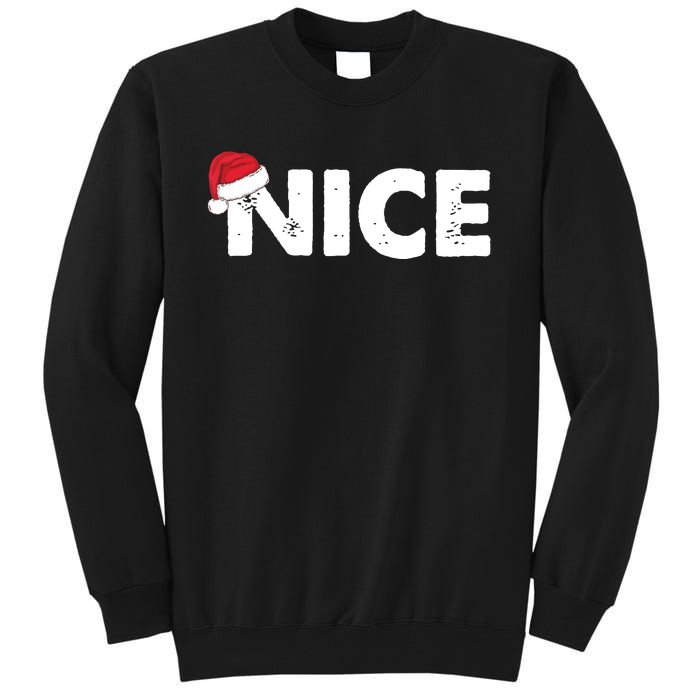 Naughty Or Nice Matching Christmas Tall Sweatshirt